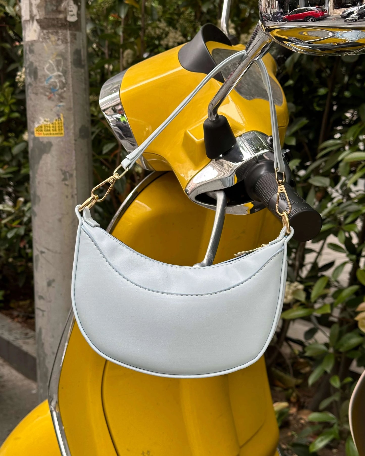 JELENA MINI HAND BAG WITH DOUBLE STITCH DETAIL
