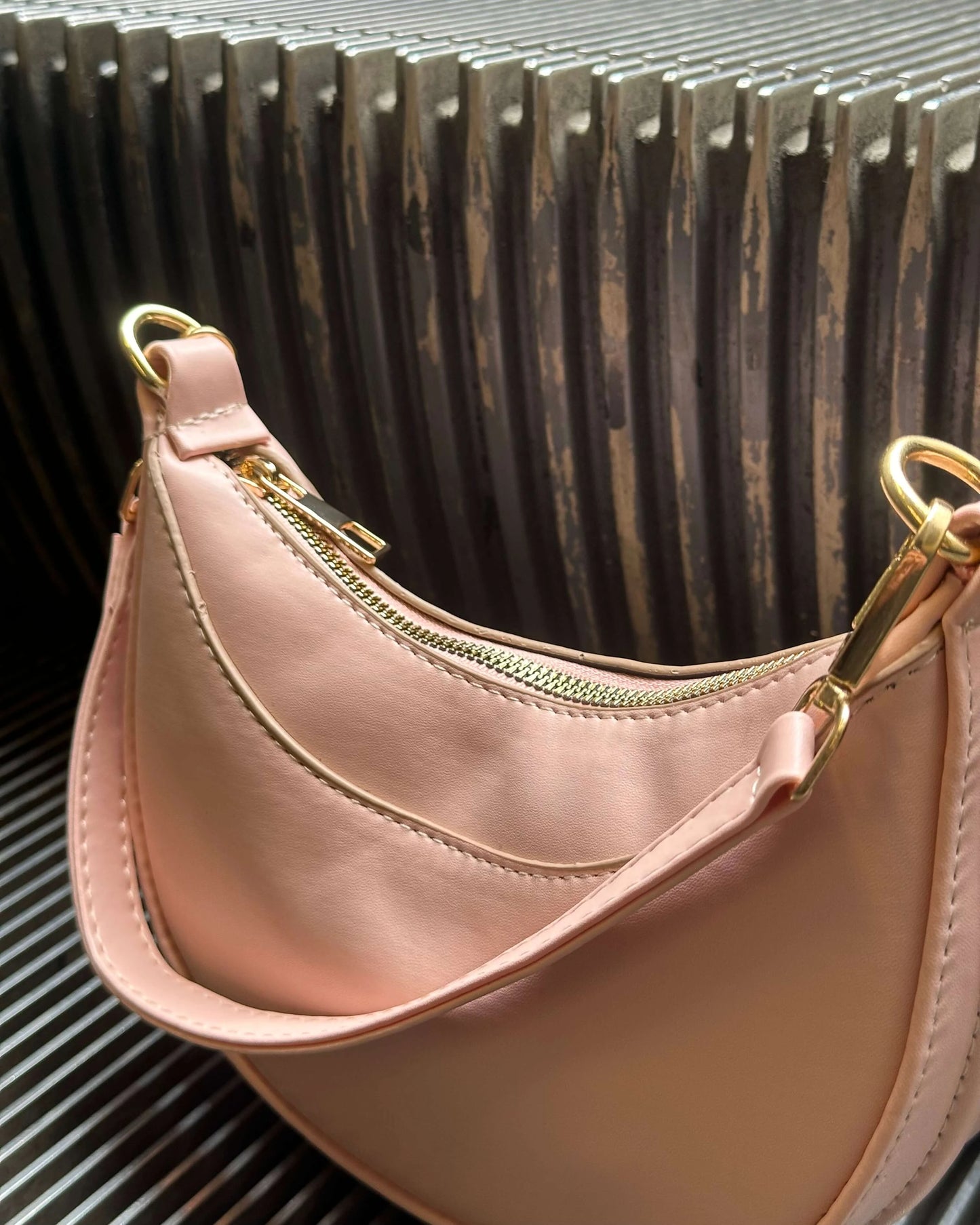 JELENA MINI HAND BAG WITH DOUBLE STITCH DETAIL
