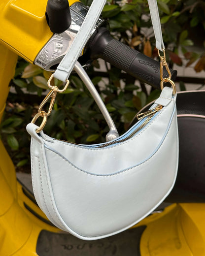 JELENA MINI HAND BAG WITH DOUBLE STITCH DETAIL