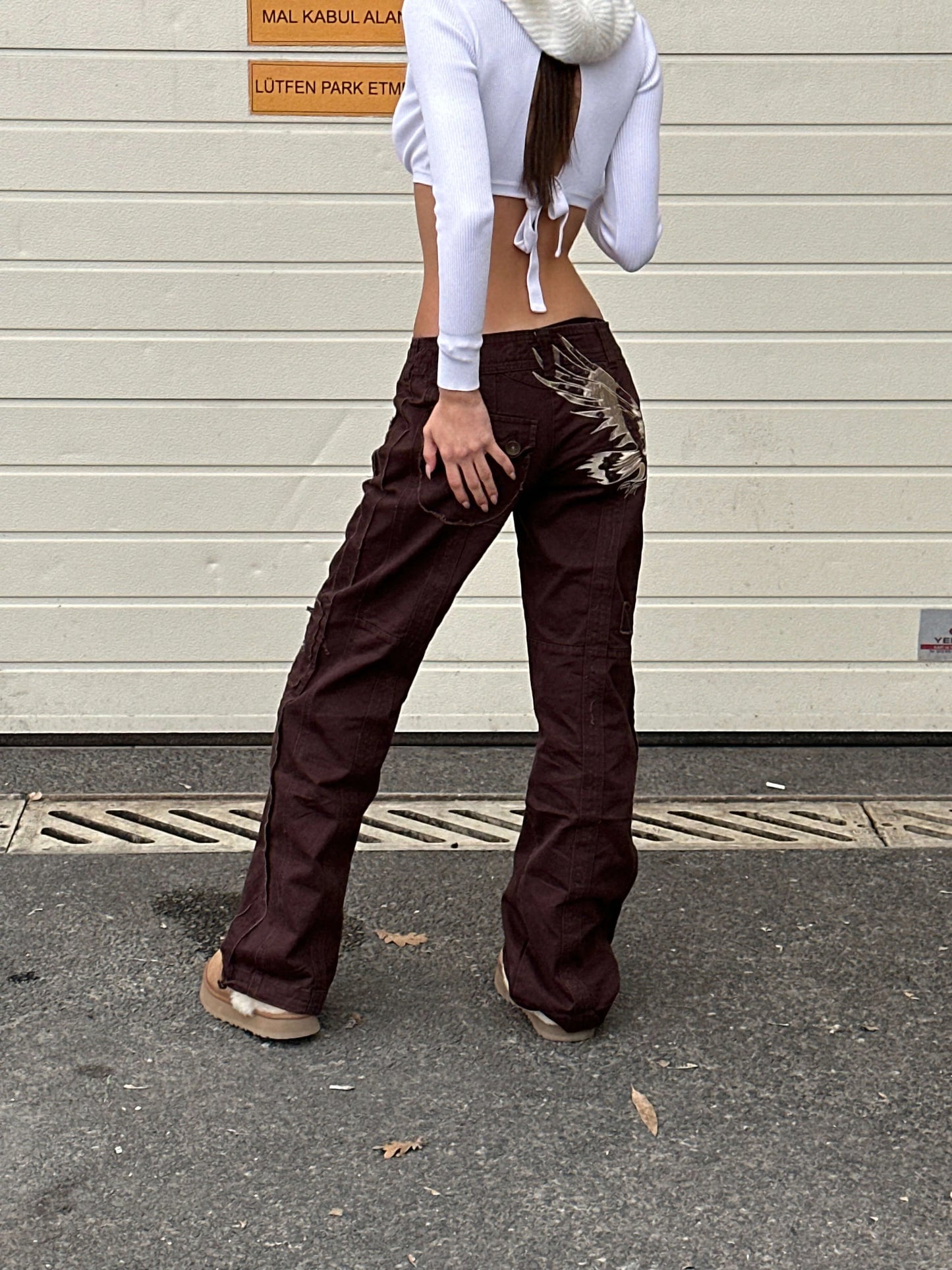 WEDEN BROWN CANVAS PANTS