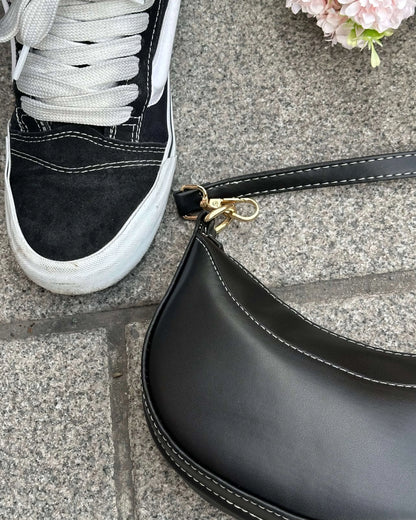 JELENA MINI HAND BAG WITH DOUBLE STITCH DETAIL